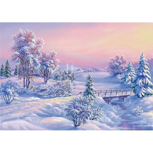 Load image into Gallery viewer, Snow Scenery - Full Drill Diamond Painting
