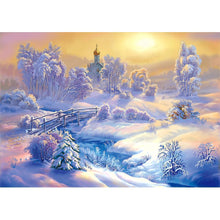 Load image into Gallery viewer, Snow Scenery - Full Drill Diamond Painting
