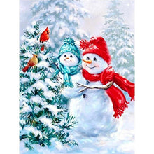 Load image into Gallery viewer, Snowman - Full Drill Diamond Painting

