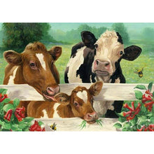 Load image into Gallery viewer, Cow - Full Drill Diamond Painting
