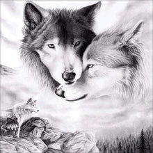 Load image into Gallery viewer, Wolves - Full Drill Diamond Painting
