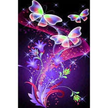 Load image into Gallery viewer, Butterfly Flower - Full Drill Diamond Painting
