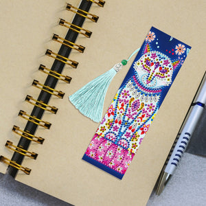 2pcs Cat-DIY Diamond Painting Bookmark