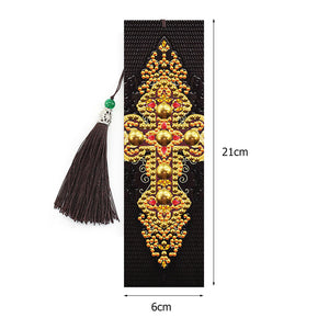 2pcs Cross-DIY Diamond Painting Bookmark