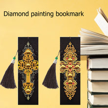 Load image into Gallery viewer, 2pcs Cross-DIY Diamond Painting Bookmark
