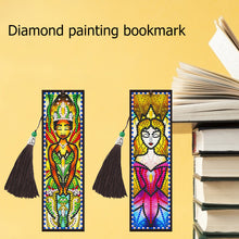 Load image into Gallery viewer, 2pcs Girl-DIY Diamond Painting Bookmark
