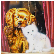 Load image into Gallery viewer, Daze Dog Cat - Full Drill Diamond Painting
