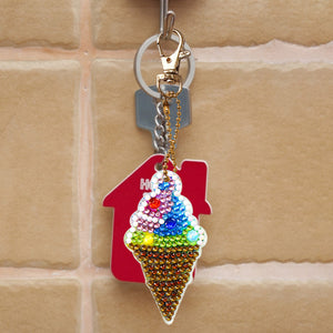 5pcs Ice Cream DIY Keychain