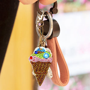 5pcs Ice Cream DIY Keychain