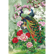 Load image into Gallery viewer, Peacock - Full Drill Diamond Painting
