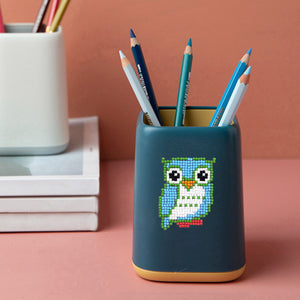 6pcs-Owl-Diamond Painting Free Stickers