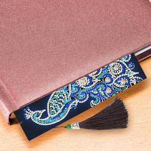 2pcs Peacock-DIY Diamond Painting Bookmark