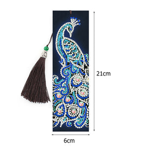 2pcs Peacock-DIY Diamond Painting Bookmark