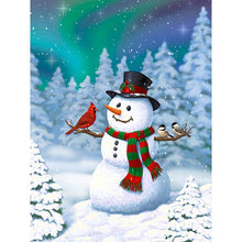 Load image into Gallery viewer, Snowman - Full Drill Diamond Painting
