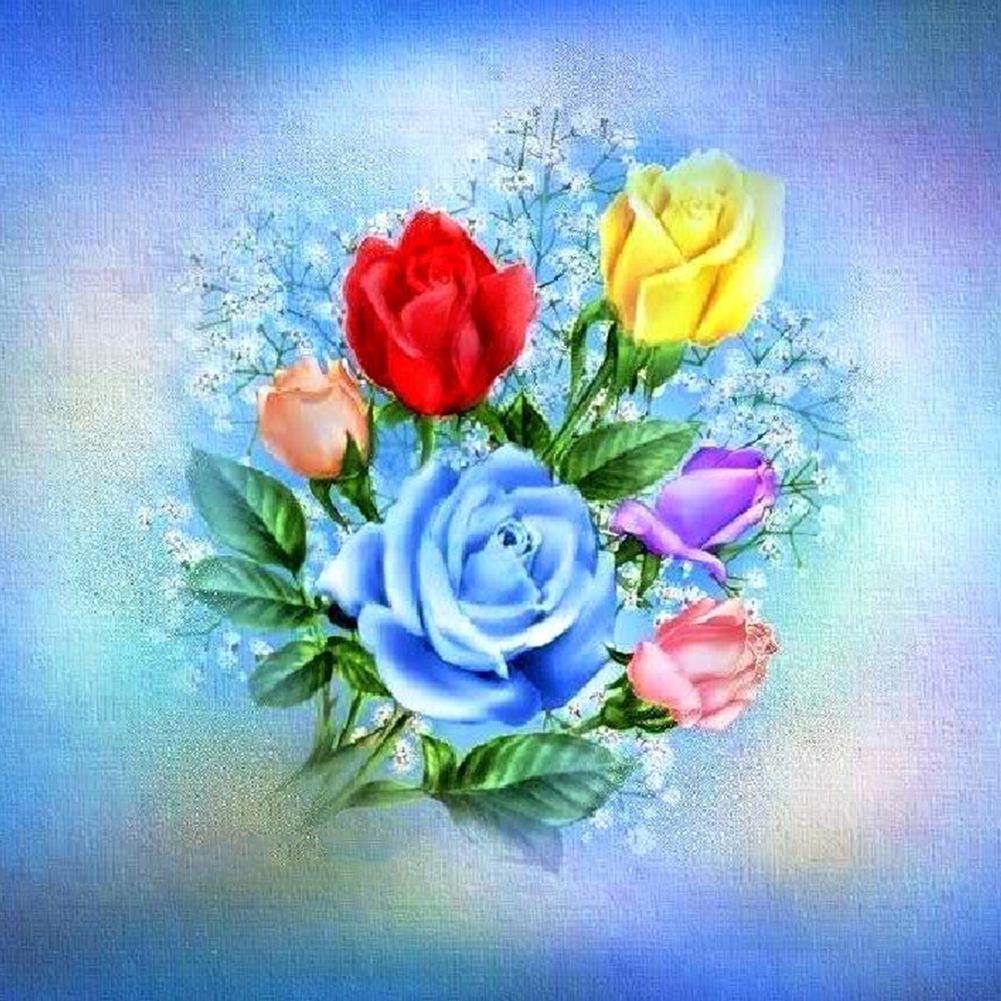 Flowers - Full Drill Diamond Painting