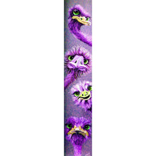 Load image into Gallery viewer, Purple Ostrich  - Full Drill Diamond Painting
