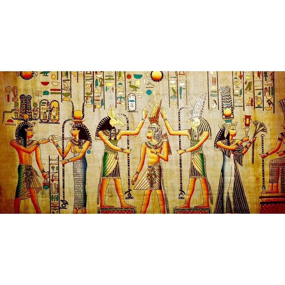 Egyptian fresco - Full Drill Diamond Painting - 100x50cm