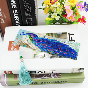 2pcs Peacock-DIY Diamond Painting Bookmark