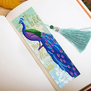 2pcs Peacock-DIY Diamond Painting Bookmark