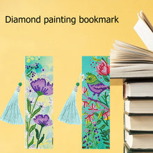 Load image into Gallery viewer, 2pcs Flower-DIY Diamond Painting Bookmark
