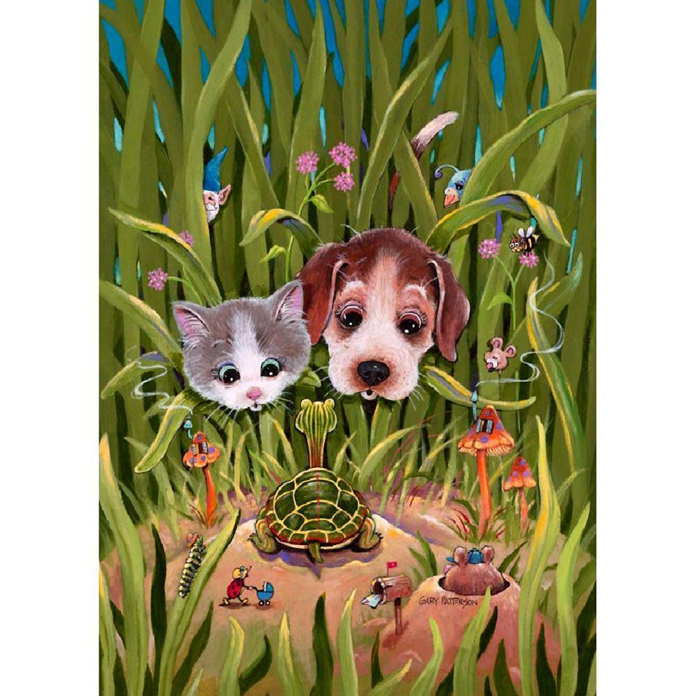 Dog and Cat - Full Drill Diamond Painting