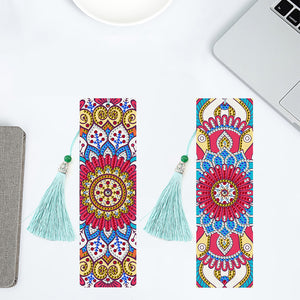 2pcs Mandala-DIY Diamond Painting Bookmark