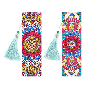 2pcs Mandala-DIY Diamond Painting Bookmark