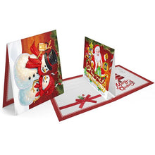 Load image into Gallery viewer, 8PCS/SET 3D CHRISTMAS GREETING CARDS DIAMOND PAINTING
