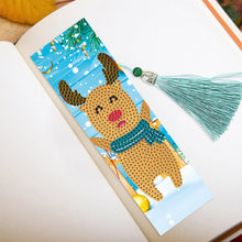 Load image into Gallery viewer, 4pcs Christmas-DIY Diamond Painting Bookmark
