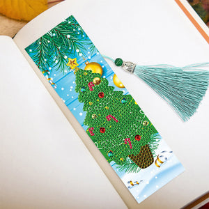 4pcs Christmas-DIY Diamond Painting Bookmark