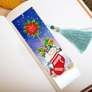 4pcs Christmas-DIY Diamond Painting Bookmark