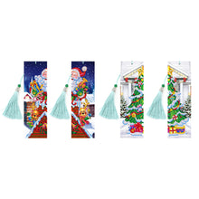 Load image into Gallery viewer, 4pcs Christmas-DIY Diamond Painting Bookmark
