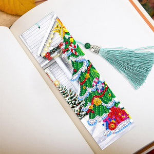 4pcs Christmas-DIY Diamond Painting Bookmark