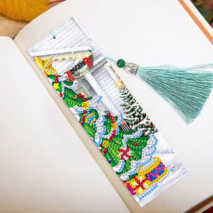 4pcs Christmas-DIY Diamond Painting Bookmark