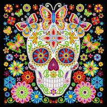 Load image into Gallery viewer, Skeleton-Partial Special Luminous Diamond Painting-30x30cm
