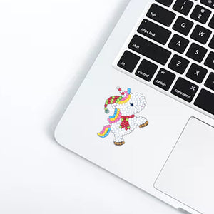 6pcs-Unicorn-Diamond Painting Free Stickers