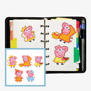 5pcs-Page-Diamond Painting Free Stickers