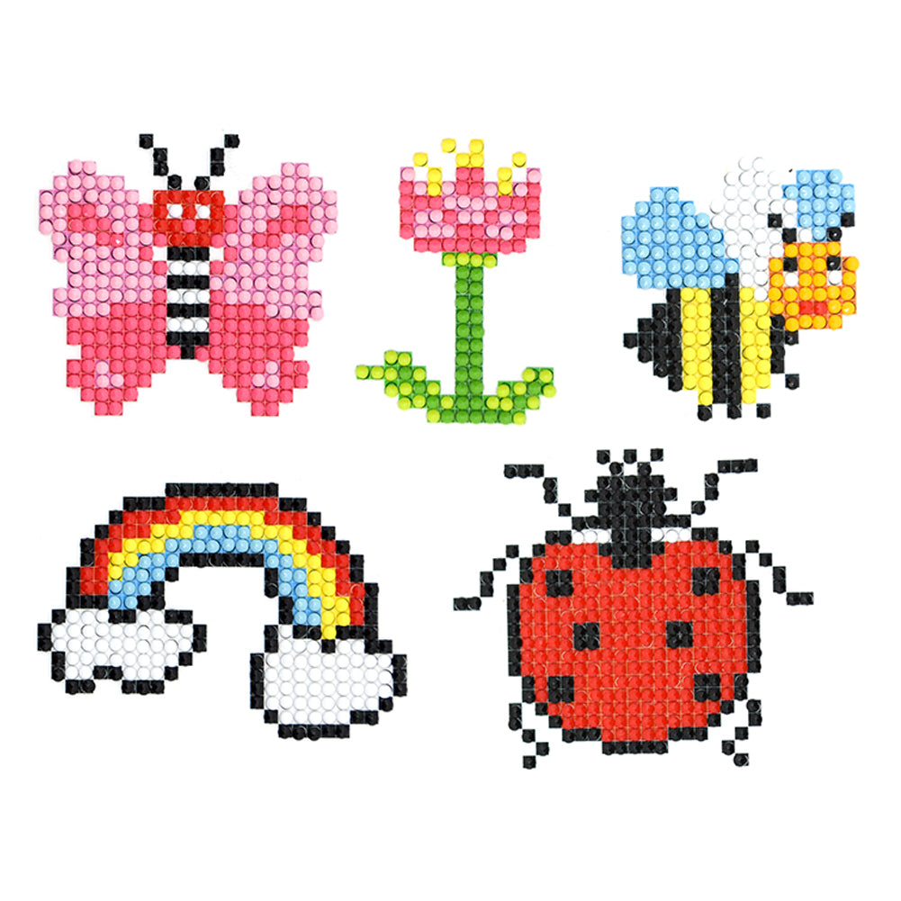 5pcs-Insect-Diamond Painting Free Stickers