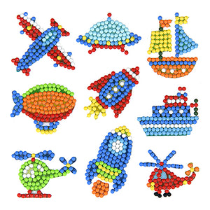 9pcs-Land And Sea-Diamond Painting Free Stickers