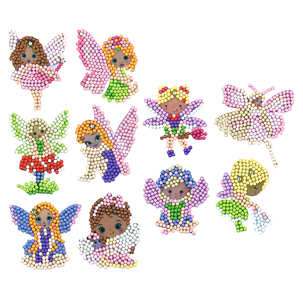 10pcs-Princess-Diamond Painting Free Stickers