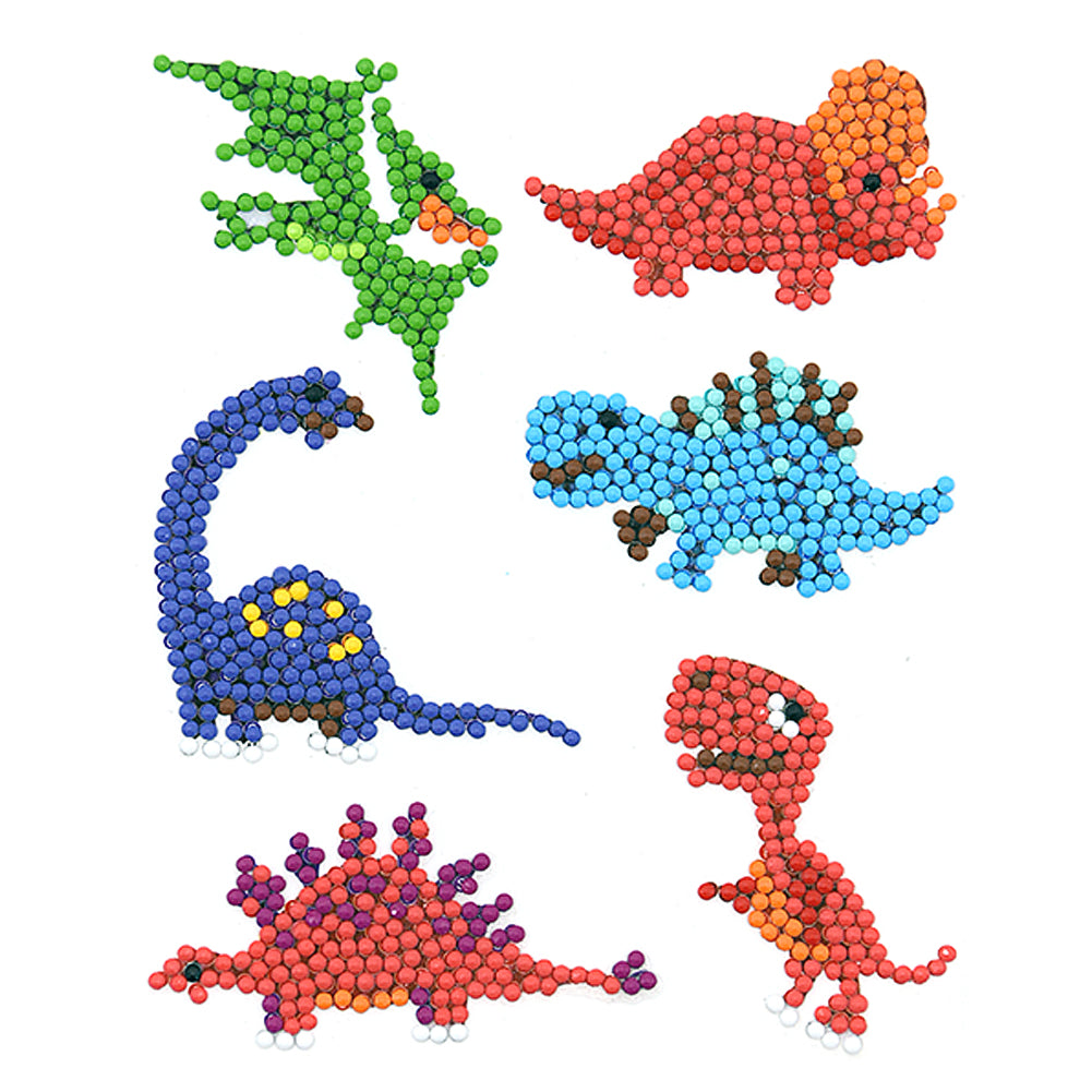 6pcs-Dinosaur World-Diamond Painting Free Stickers