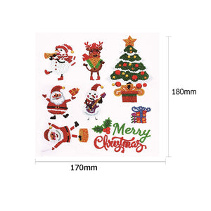 9pcs-Christmas Present-Diamond Painting Free Stickers