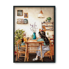 Load image into Gallery viewer, Afternoon Tea-11CT Stamped 3 Strands Cross Stitch-53x72cm
