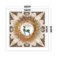 Load image into Gallery viewer, Fortune Deer-11CT Stamped 3 Strands Cross Stitch-45x45cm
