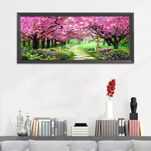 Load image into Gallery viewer, Cherry Garden-11CT Stamped 3 Strands Cross Stitch-149x66cm
