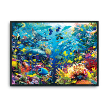 Load image into Gallery viewer, The Underwater World-11CT Stamped 3 Strands Cross Stitch-100x73cm
