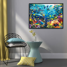 Load image into Gallery viewer, The Underwater World-11CT Stamped 3 Strands Cross Stitch-100x73cm
