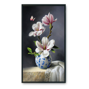 Magnolia-11CT Stamped 3 Strands Cross Stitch-51x77cm