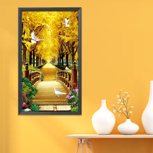 Load image into Gallery viewer, Gold Everywhere-11CT Stamped 3 Strands Cross Stitch-80x150cm
