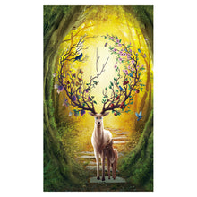 Load image into Gallery viewer, Deer-11CT Stamped 3 Strands Cross Stitch-62x97cm
